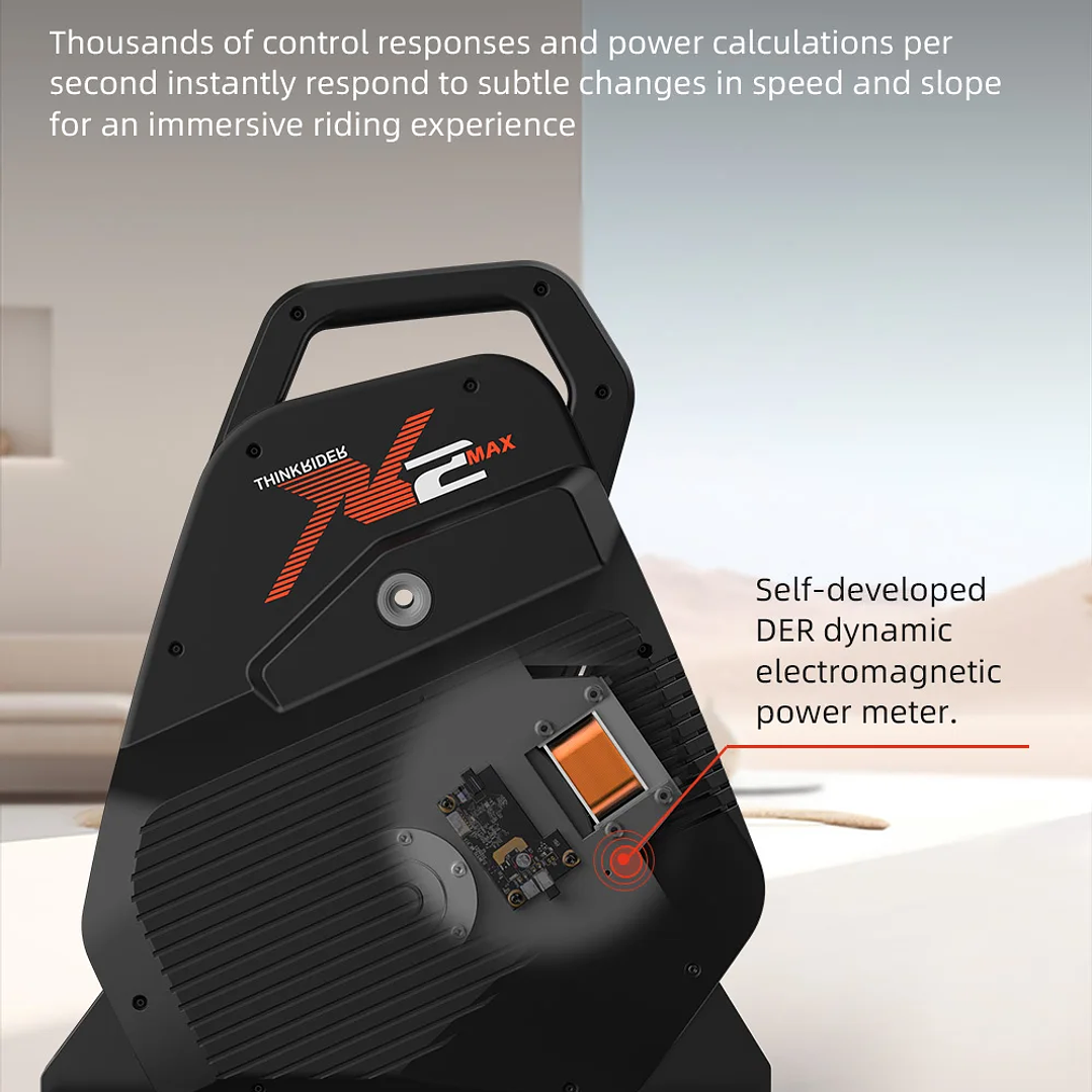 ThinkRider X2Max Rodillo Inteligente - Entrenador Ciclismo Indoor Precisión ±2% 10