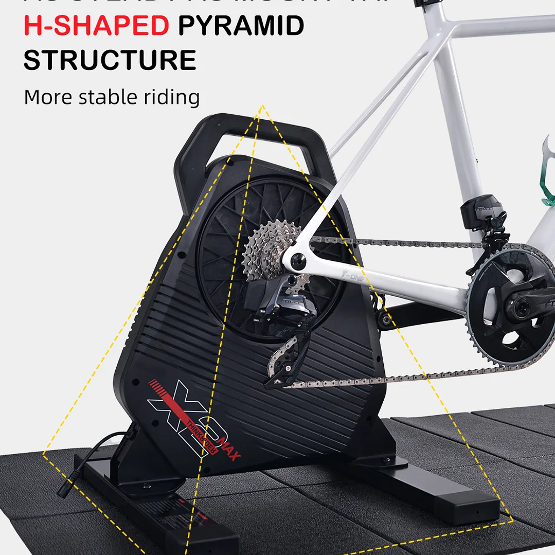 ThinkRider X2Max Rodillo Inteligente - Entrenador Ciclismo Indoor Precisión ±2% 17