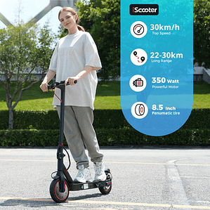 IScooter i9 Patinete Eléctrico  Plegable con ECO Display y Frenos de Disco