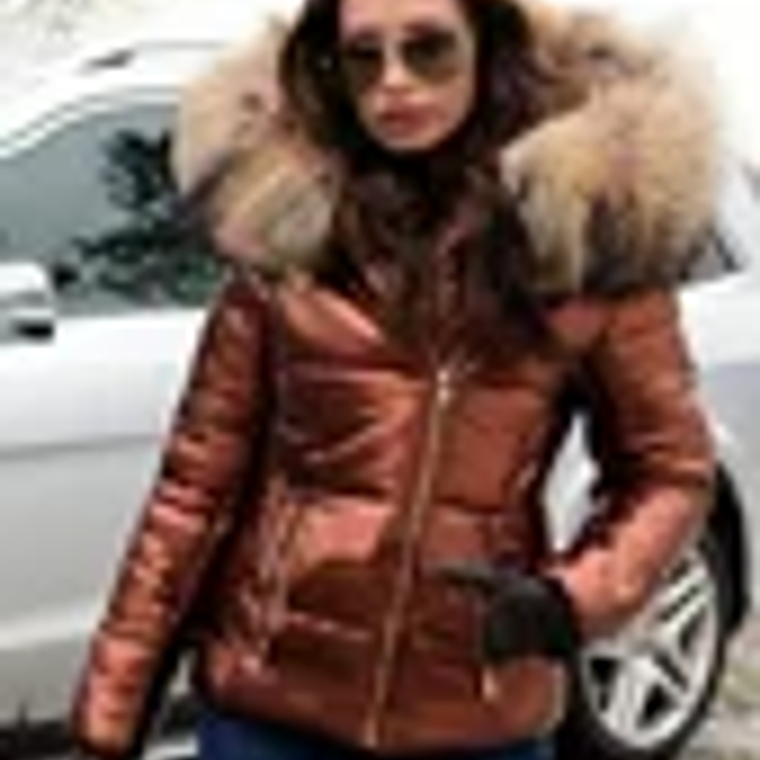 Parka Invierno Mujer LM - Abrigo Largo Impermeable con Capucha de Piel Sintética 7