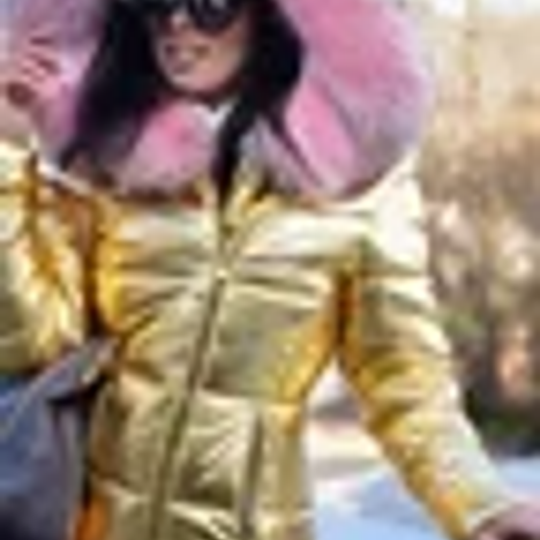 Parka Invierno Mujer LM - Abrigo Largo Impermeable con Capucha de Piel Sintética 10