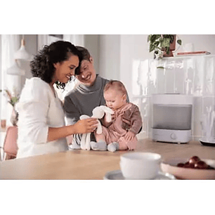 Esterilizador Philips Avent - Compacto con Bandeja de Goteo y Esterilización 24h