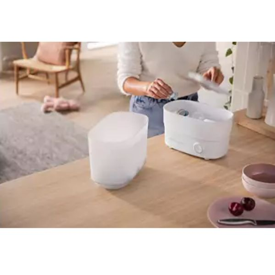 Esterilizador Philips Avent - Compacto con Bandeja de Goteo y Esterilización 24h 6