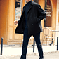 Trench Coat Hombre Invierno - Abrigo Largo Elegante Doble Botonadura - Miniatura 30
