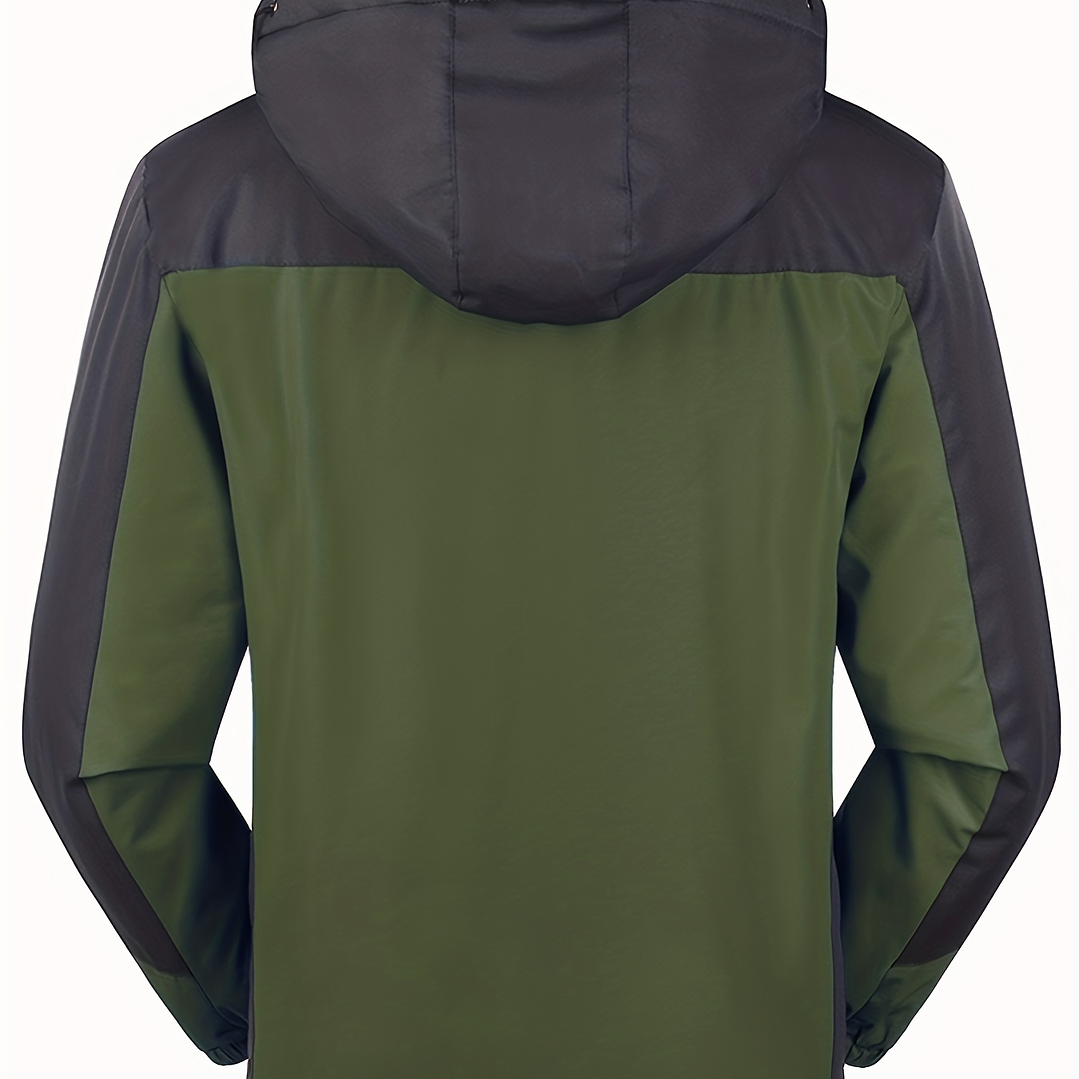 Abrigo Hombre Casual con Capucha - Chaqueta Sherpa Impermeable Invierno 10