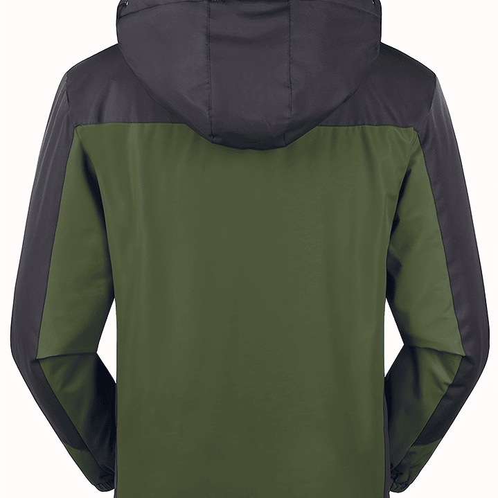 Abrigo Hombre Casual con Capucha - Chaqueta Sherpa Impermeable Invierno 10