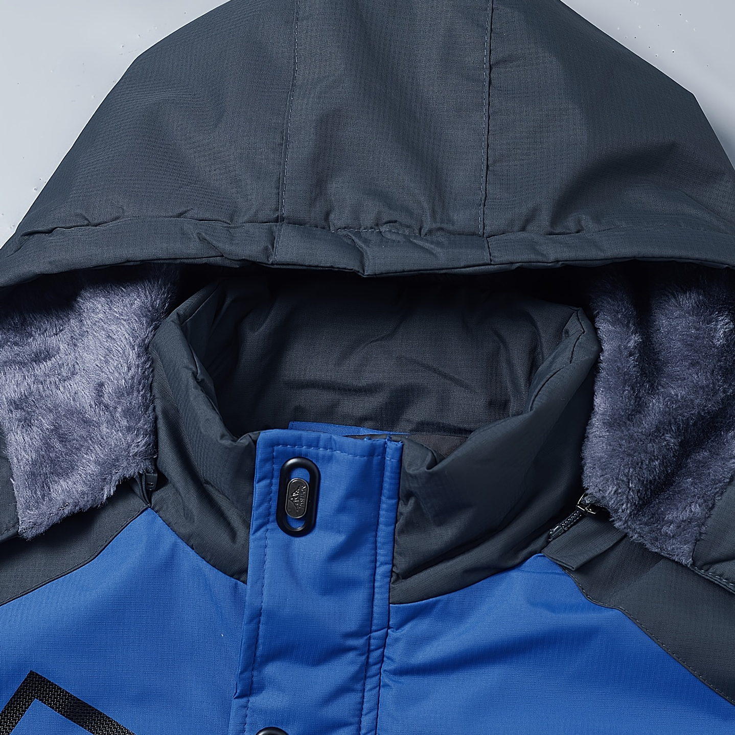 Abrigo Hombre Casual con Capucha - Chaqueta Sherpa Impermeable Invierno 23