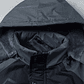 Abrigo Hombre Casual con Capucha - Chaqueta Sherpa Impermeable Invierno - Miniatura 25