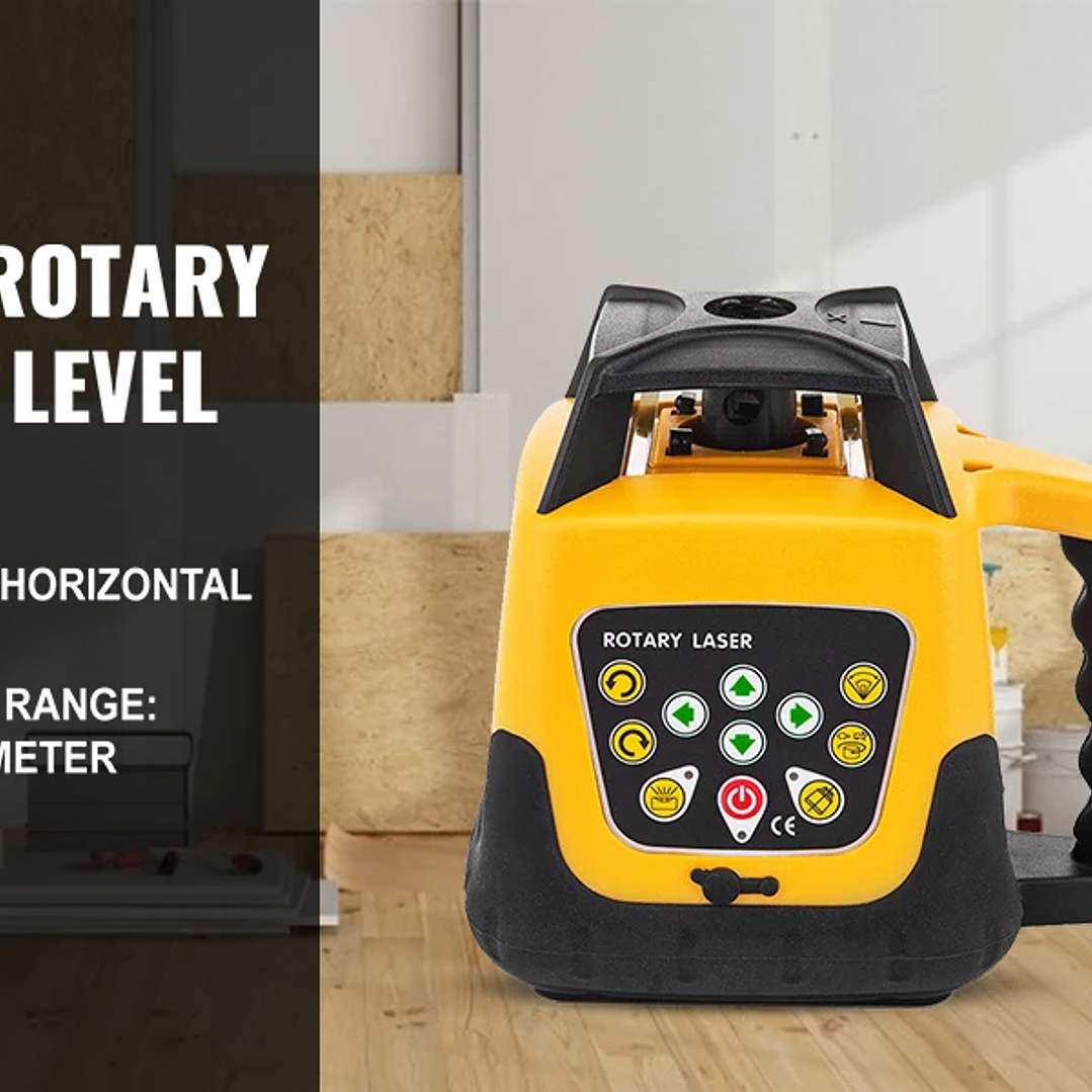 SucceBuy Nivel Láser 360 Verde - Escaneo Horizontal y Vertical 500m 15