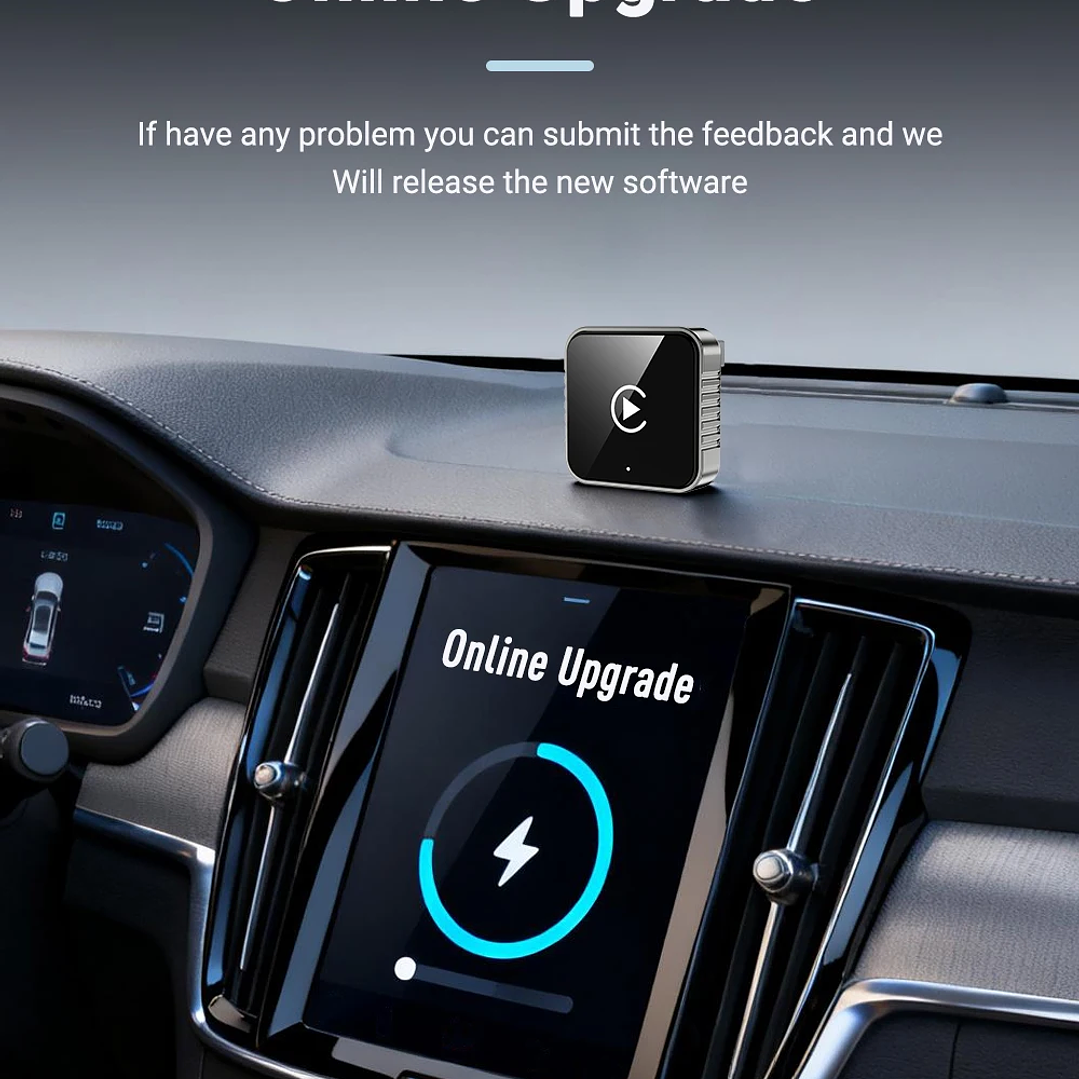 XUDA Adaptador CarPlay Android Auto - USB Mini Plug & Play Inalámbrico 15