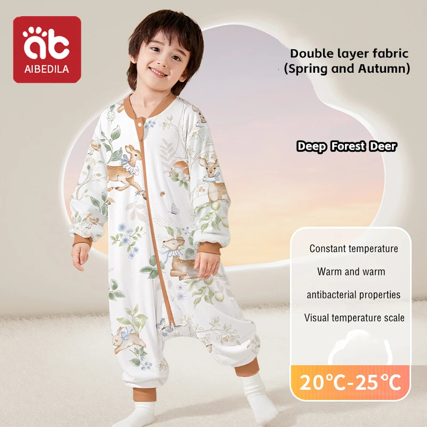 AIBEDILA Saco de Dormir Bebé - Manta de Crecimiento Cálida Invierno 12