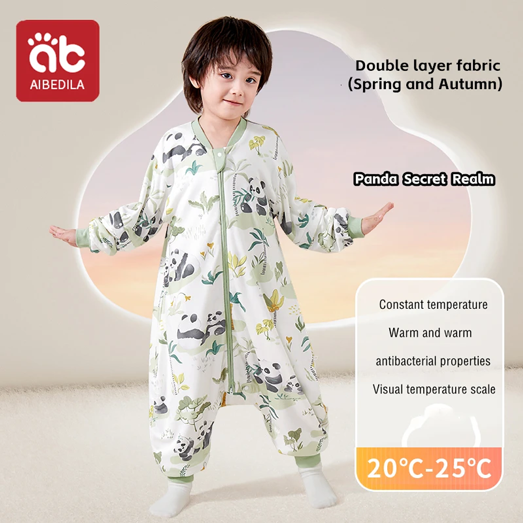 AIBEDILA Saco de Dormir Bebé - Manta de Crecimiento Cálida Invierno 14