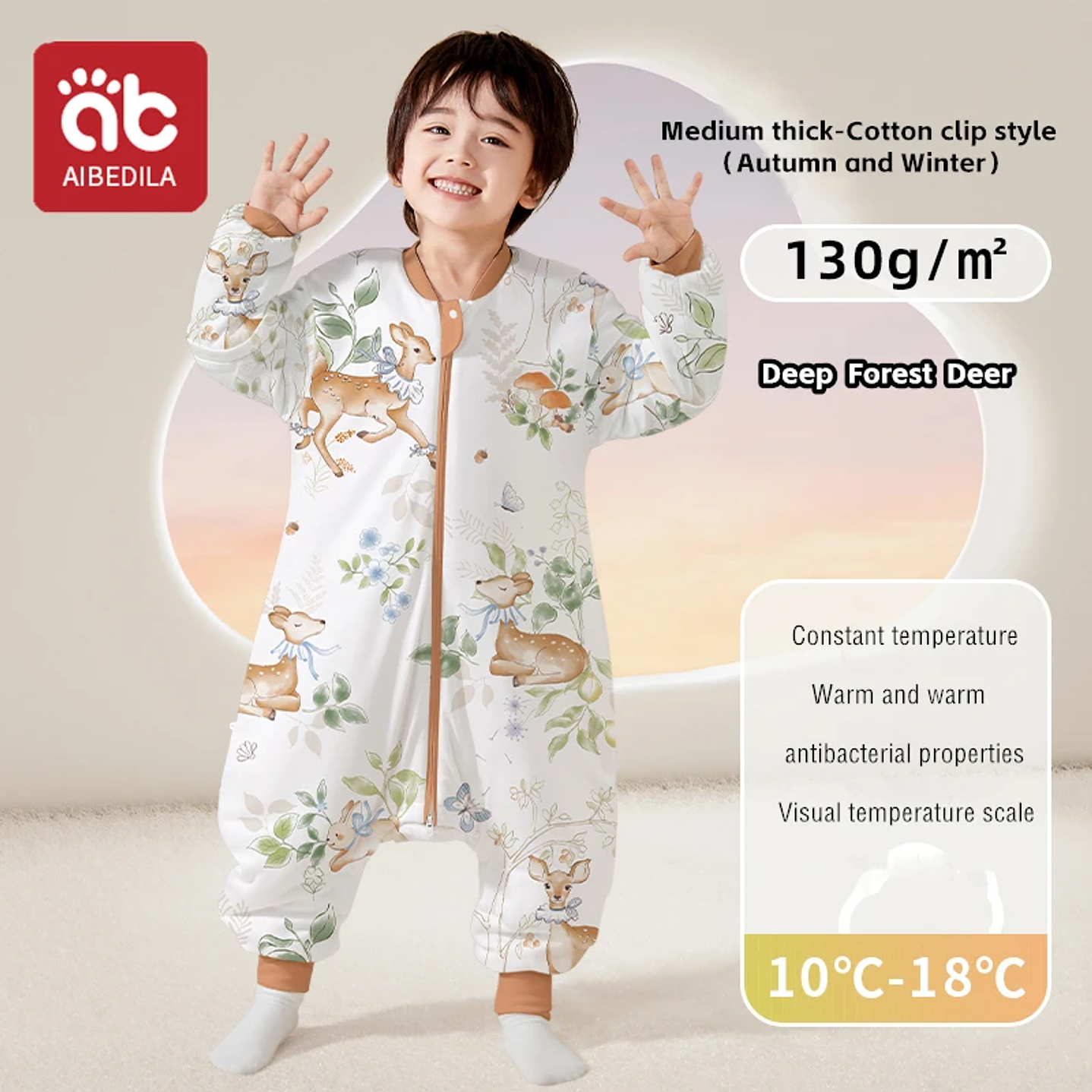 AIBEDILA Saco de Dormir Bebé - Manta de Crecimiento Cálida Invierno 27