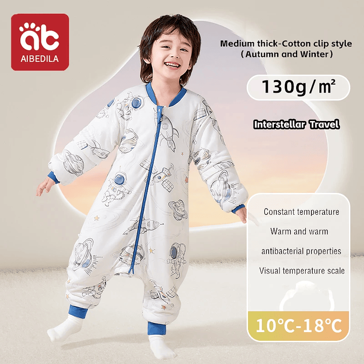 AIBEDILA Saco de Dormir Bebé - Manta de Crecimiento Cálida Invierno 28