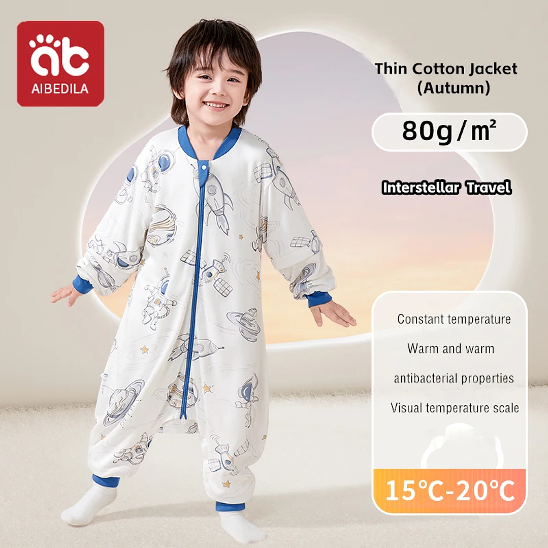 AIBEDILA Saco de Dormir Bebé - Manta de Crecimiento Cálida Invierno 32