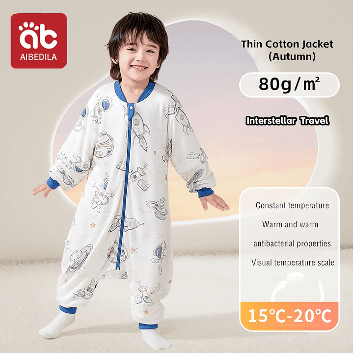 AIBEDILA Saco de Dormir Bebé - Manta de Crecimiento Cálida Invierno 32