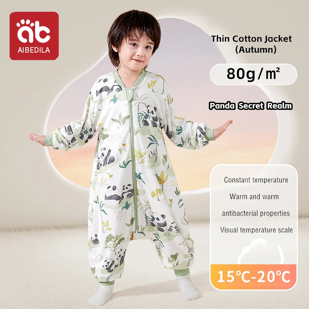 AIBEDILA Saco de Dormir Bebé - Manta de Crecimiento Cálida Invierno 34