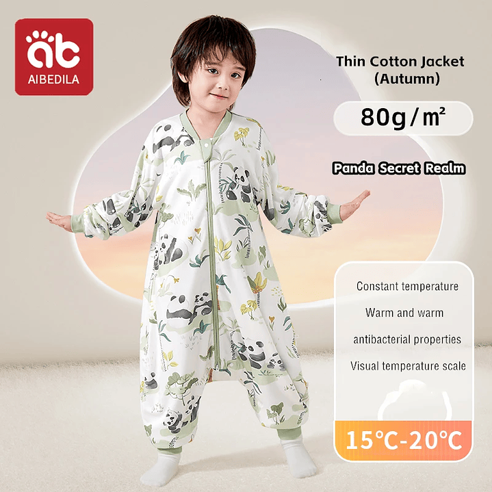 AIBEDILA Saco de Dormir Bebé - Manta de Crecimiento Cálida Invierno 34