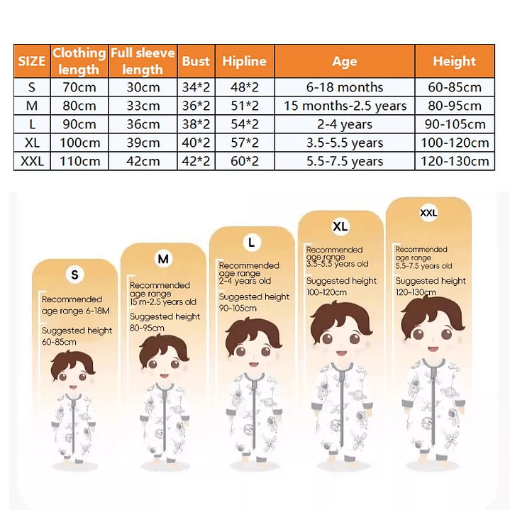 AIBEDILA Saco de Dormir Bebé - Manta de Crecimiento Cálida Invierno 35