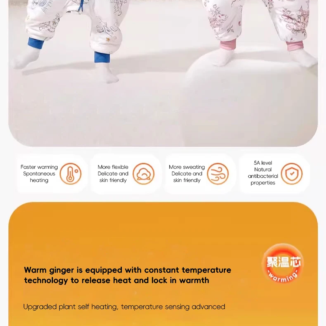 AIBEDILA Saco de Dormir Bebé - Manta de Crecimiento Cálida Invierno 38