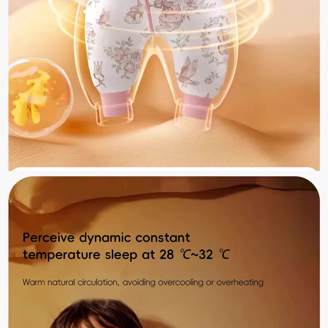 AIBEDILA Saco de Dormir Bebé - Manta de Crecimiento Cálida Invierno 39