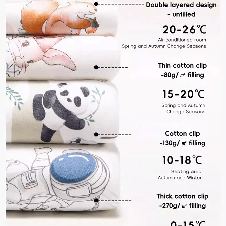 AIBEDILA Saco de Dormir Bebé - Manta de Crecimiento Cálida Invierno 51