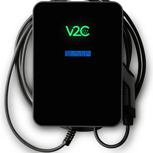 V2C Trydan 7,4kW  Punto de Recarga Monofásico con Cable Tipo 2 y Protecciones
