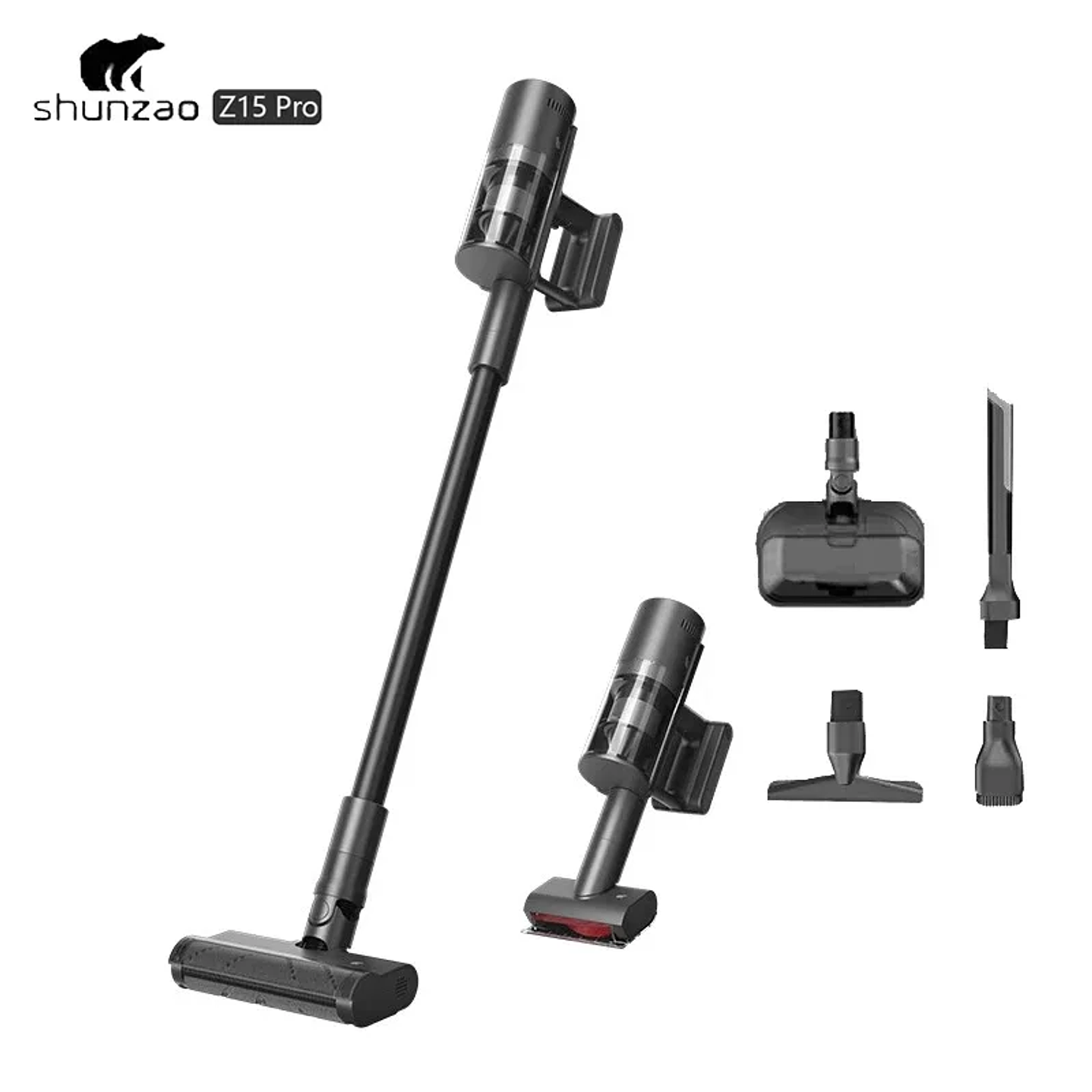 Aspiradora SHUNZAO Z15 Pro - Seco y Húmedo Inalámbrica 30000Pa 3