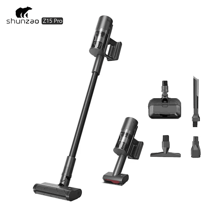 Aspiradora SHUNZAO Z15 Pro - Seco y Húmedo Inalámbrica 30000Pa 3