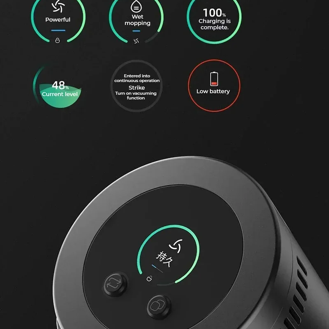 Aspiradora SHUNZAO Z15 Pro - Seco y Húmedo Inalámbrica 30000Pa 19