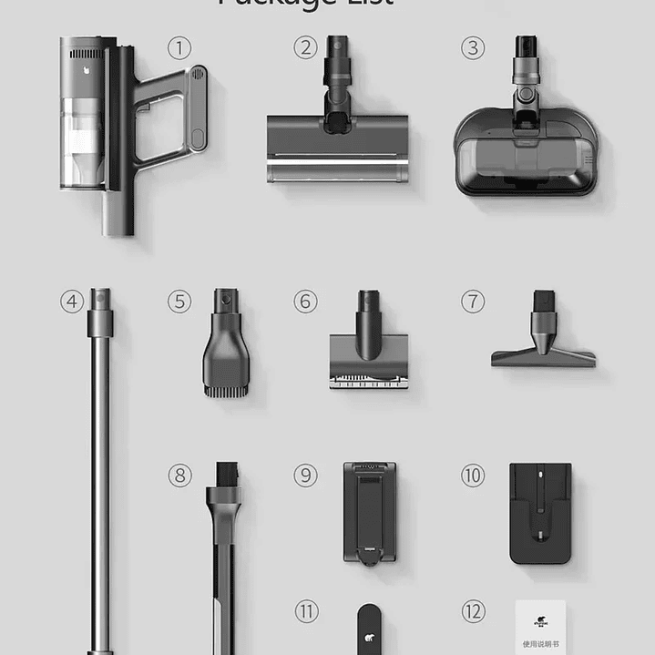 Aspiradora SHUNZAO Z15 Pro - Seco y Húmedo Inalámbrica 30000Pa 26