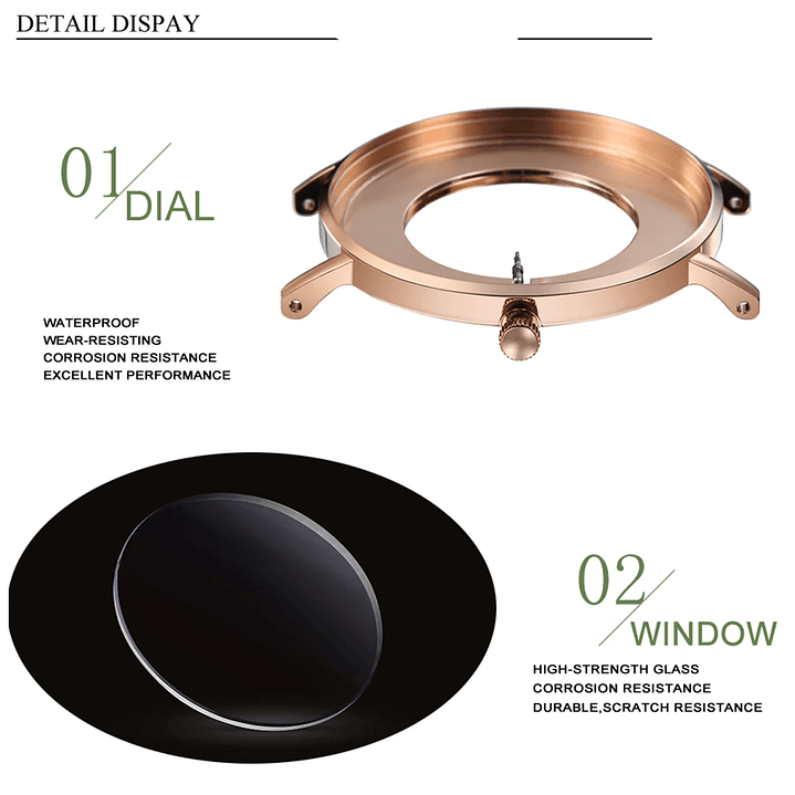 Hannah Martin Reloj Mujer 36 mm - Acero Inoxidable y 19 Colores Disponibles 4