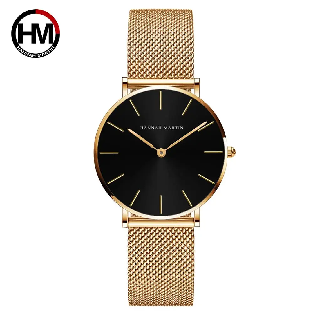 Hannah Martin Reloj Mujer 36 mm - Acero Inoxidable y 19 Colores Disponibles 10