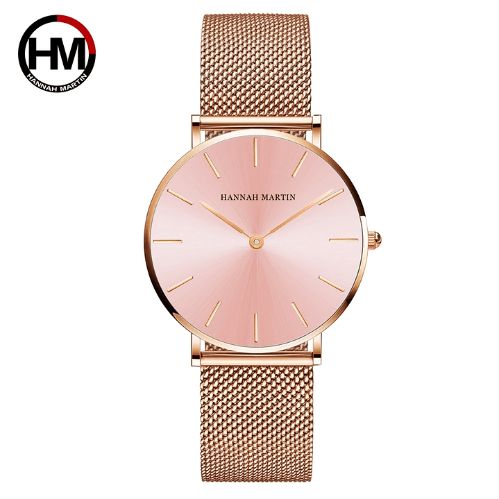 Hannah Martin Reloj Mujer 36 mm - Acero Inoxidable y 19 Colores Disponibles 12