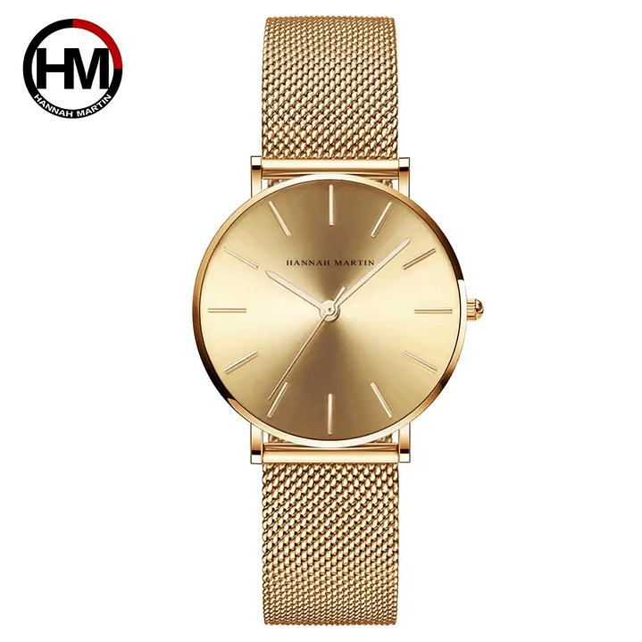 Hannah Martin Reloj Mujer 36 mm - Acero Inoxidable y 19 Colores Disponibles 14