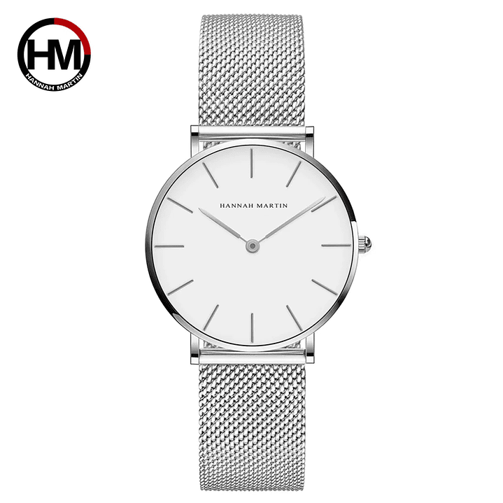 Hannah Martin Reloj Mujer 36 mm - Acero Inoxidable y 19 Colores Disponibles 15