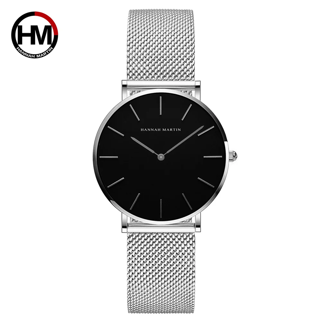 Hannah Martin Reloj Mujer 36 mm - Acero Inoxidable y 19 Colores Disponibles 16