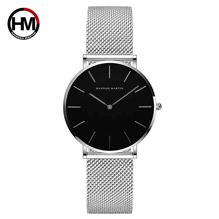 Hannah Martin Reloj Mujer 36 mm - Acero Inoxidable y 19 Colores Disponibles 16