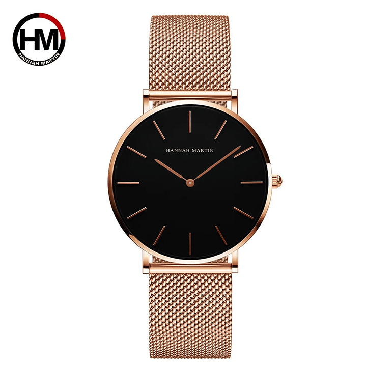 Hannah Martin Reloj Mujer 36 mm - Acero Inoxidable y 19 Colores Disponibles 17