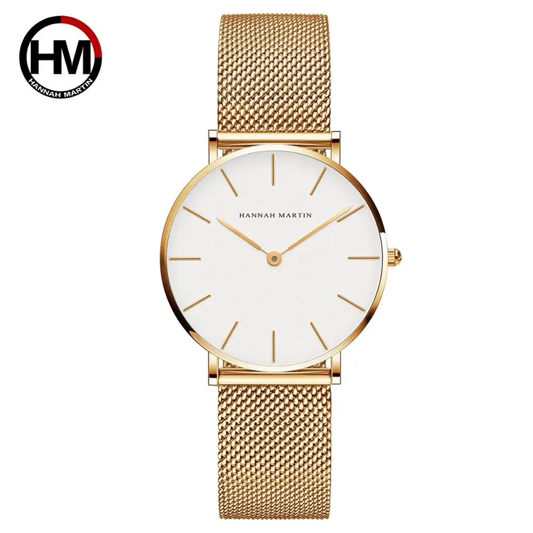 Hannah Martin Reloj Mujer 36 mm - Acero Inoxidable y 19 Colores Disponibles 20