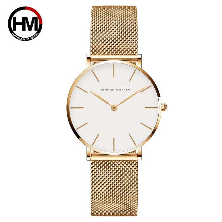 Hannah Martin Reloj Mujer 36 mm - Acero Inoxidable y 19 Colores Disponibles 20