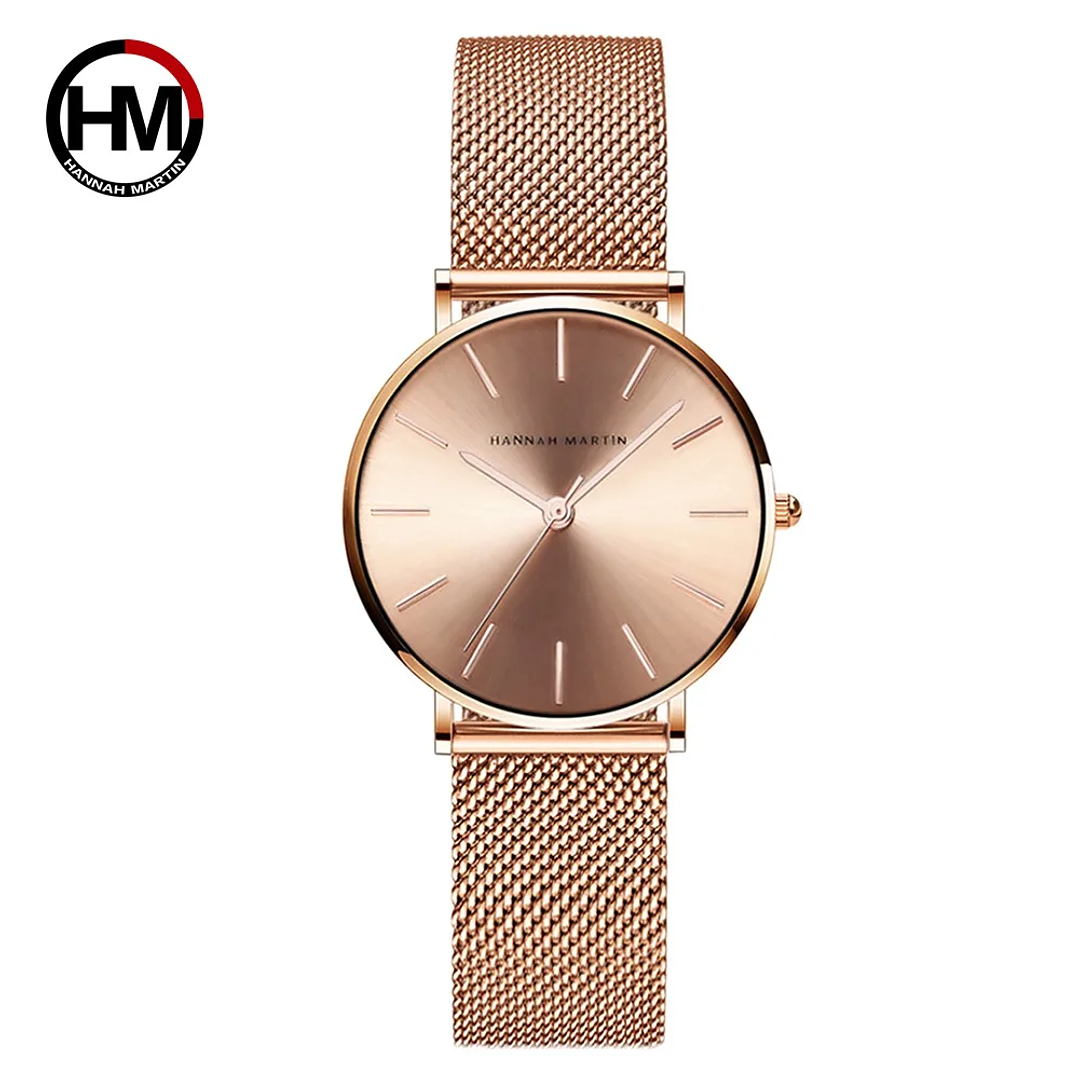 Hannah Martin Reloj Mujer 36 mm - Acero Inoxidable y 19 Colores Disponibles 25