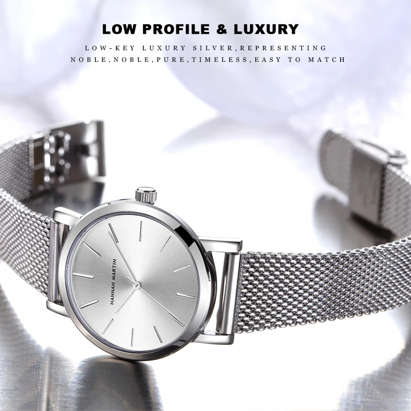 Hannah Martin Reloj Mujer 36 mm - Acero Inoxidable y 19 Colores Disponibles 28