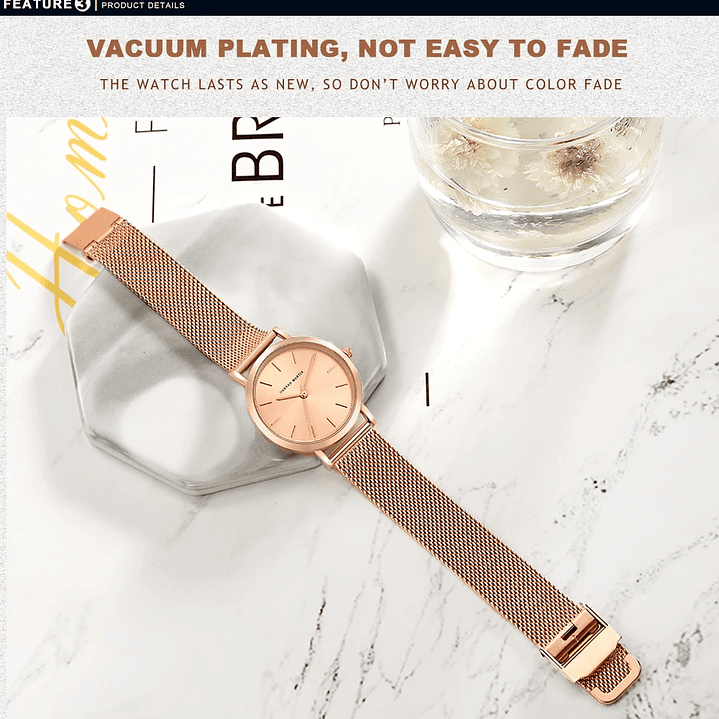 Hannah Martin Reloj Mujer 36 mm - Acero Inoxidable y 19 Colores Disponibles 32