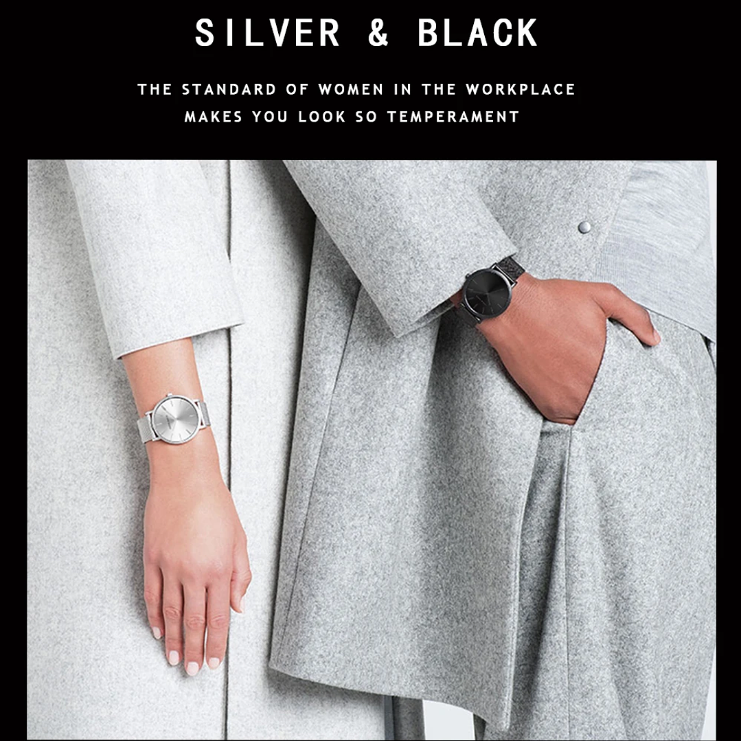 Hannah Martin Reloj Mujer 36 mm - Acero Inoxidable y 19 Colores Disponibles 37