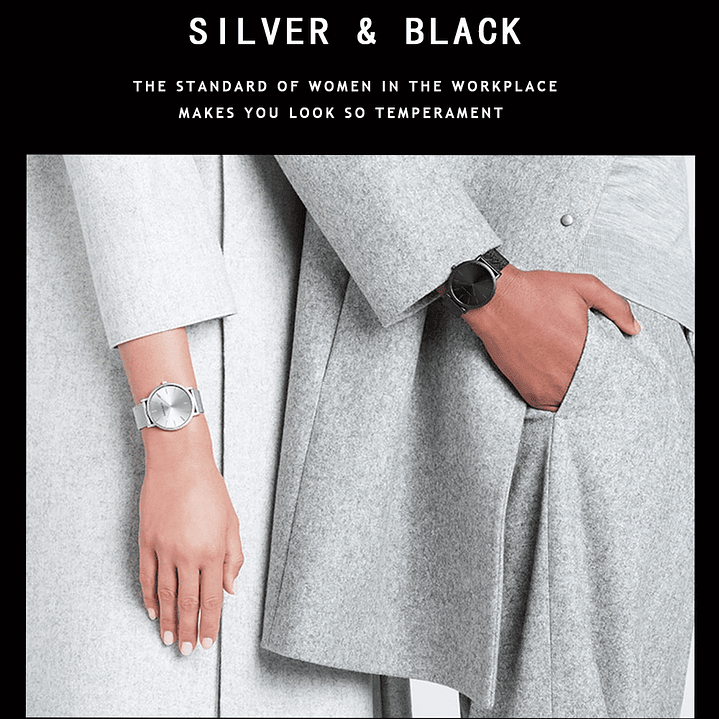 Hannah Martin Reloj Mujer 36 mm - Acero Inoxidable y 19 Colores Disponibles 37