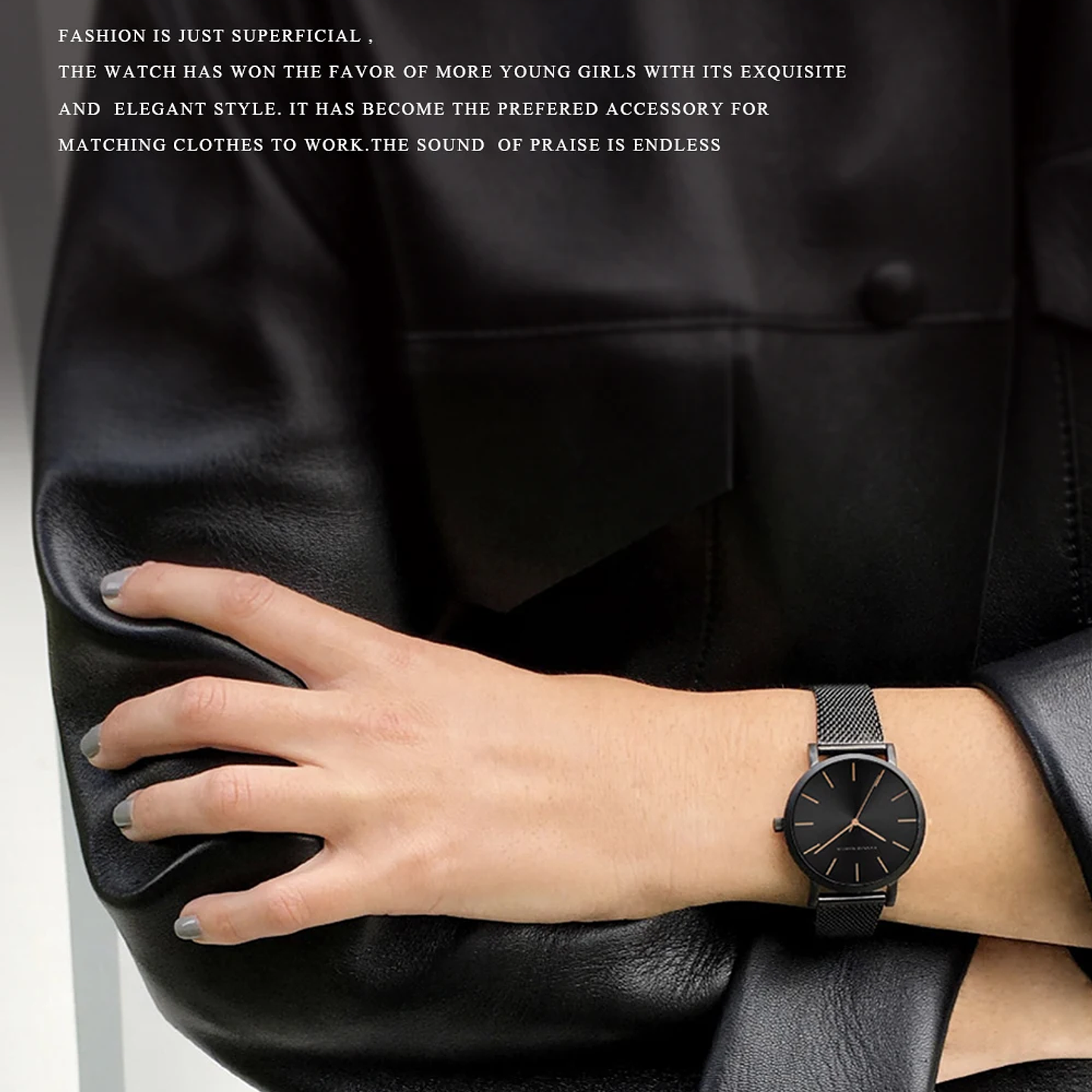 Hannah Martin Reloj Mujer 36 mm - Acero Inoxidable y 19 Colores Disponibles 38