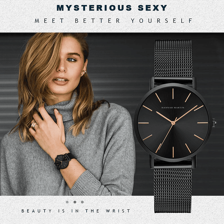 Hannah Martin Reloj Mujer 36 mm - Acero Inoxidable y 19 Colores Disponibles 41