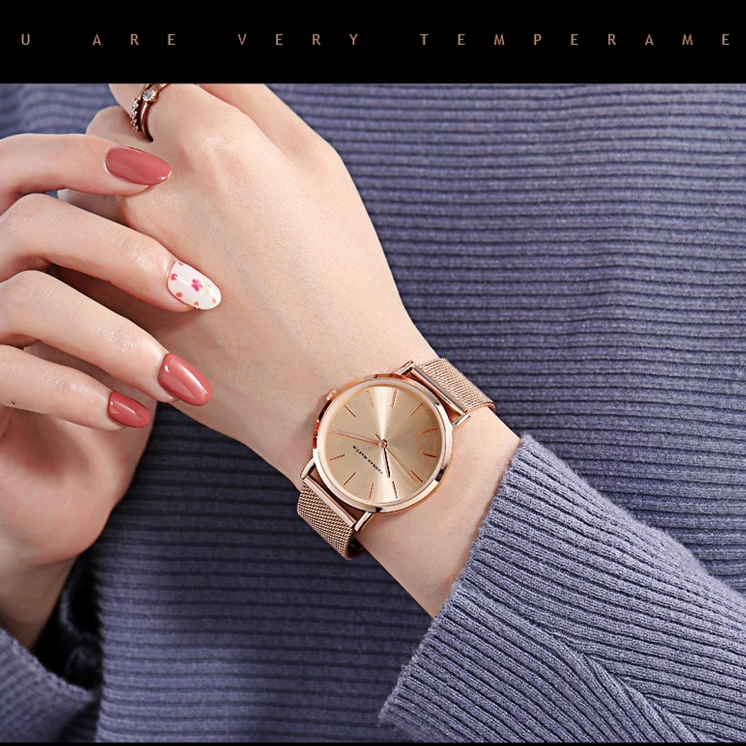 Hannah Martin Reloj Mujer 36 mm - Acero Inoxidable y 19 Colores Disponibles 46