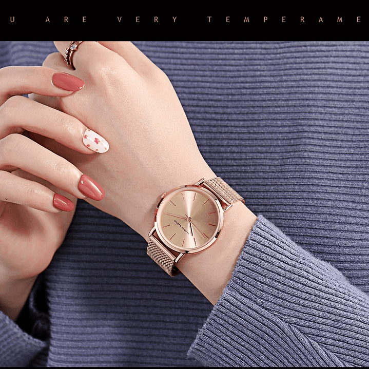 Hannah Martin Reloj Mujer 36 mm - Acero Inoxidable y 19 Colores Disponibles 46